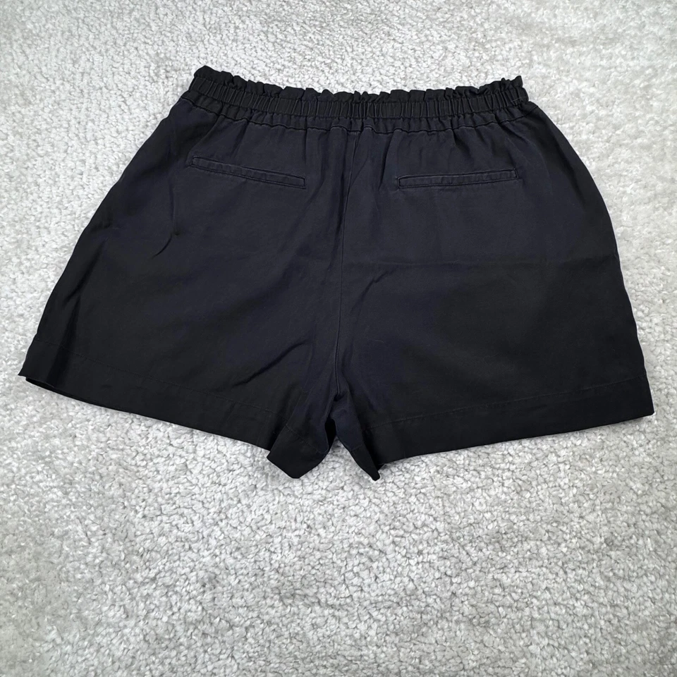 Bolsa de papel negra Elizabeth And James cintura alta corta para mujer XL Foto 2 de 4