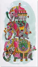 Bead embroidery kit Three Elephants for Happiness needlework beadwork pattern