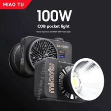 MIAOTU ZC-100 100W Bi-Color 2700K-7500K COB Pocket LED Video Light APP Control 