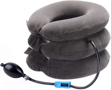 Cervical Neck Traction Device Inflatable Neck Stretcher, Easy to Use for Chronic