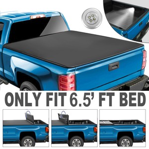 4 Fold 6 5ft Bed Truck Tonneau Cover For Chevy Silverado Gmc Sierra 1500 2500hd Ebay