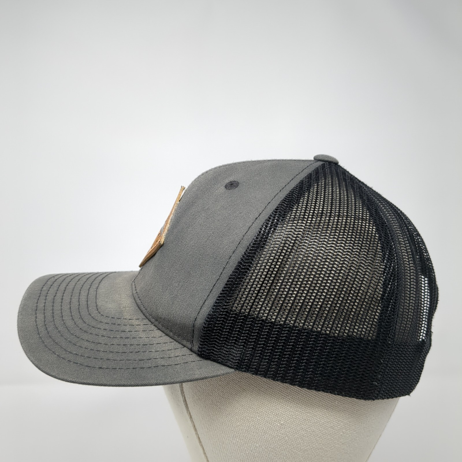 Explore Idaho Patch Snapback Trucker Hat Gray One… - image 3