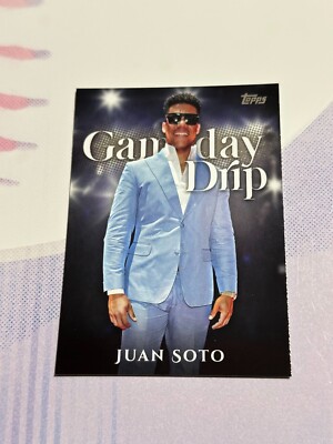 2025 Topps Series 1 -#GD-11 Juan Soto Gameday Drip 6
