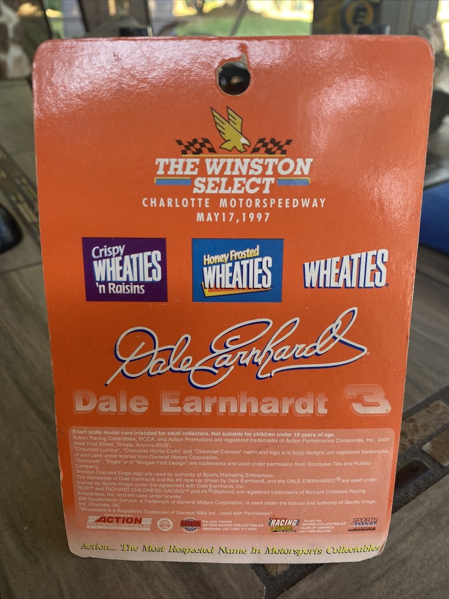 DALE EARNHARDT SR Car 1997 Goodwrench Wheaties Action 1:64 NASCAR