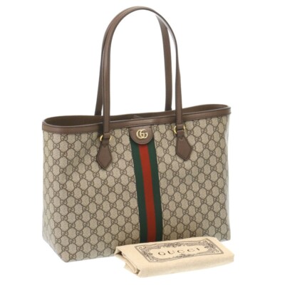 GUCCI Tote Bag Medium Ophidia GG Supreme Canvas New Shipping