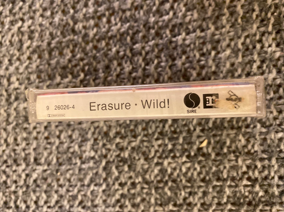 Cassette Tape New Sealed 1989 Erasure. Wild ! - Image 3 of 4