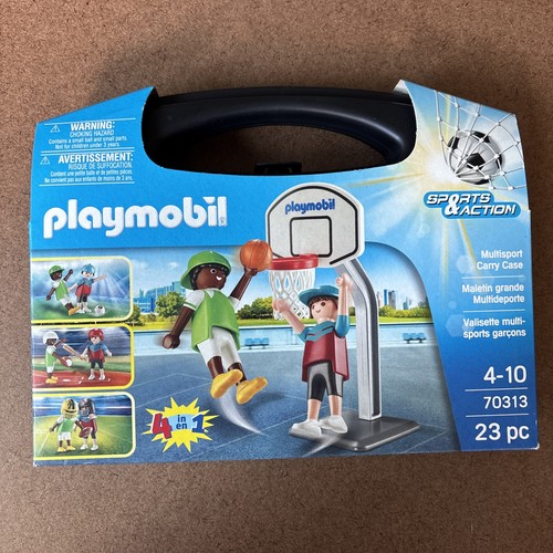 Playmobil #70313 Multisport Carry Case New Factory Sealed 23 Pieces - Picture 3 of 8