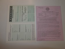 Zündapp Werke München NOS Betriebserlaubnis...