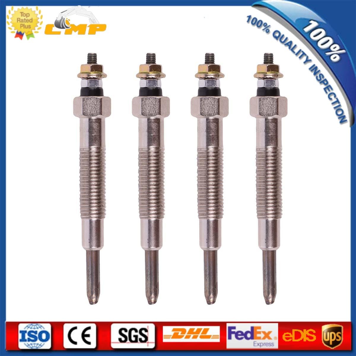 4pcs Glow Plug MD050212 for Mitsubishi 4D55 4D56 Triton Pajero L200 L300 Express