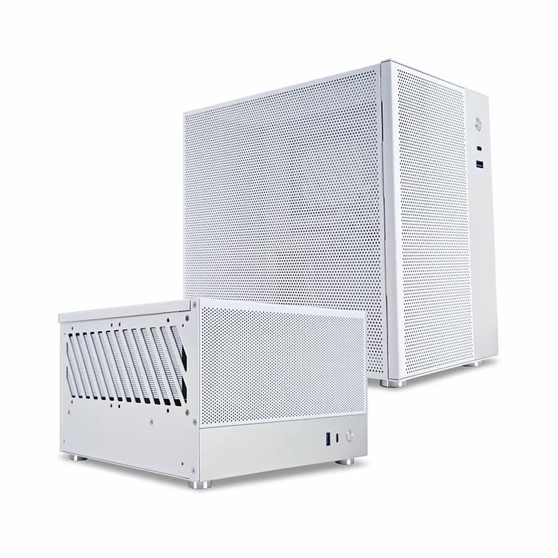 White Case 9L Compact PC Chassis Support Flex PSU/240mm GPU/100mm Cooler/180 Liq - Image 2 of 4