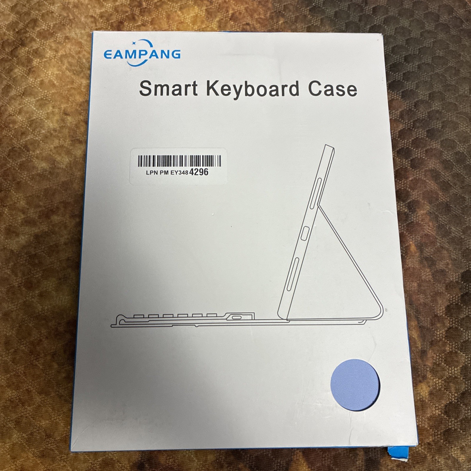 Eampang Smart Keyboard Case w/ Keyboard Purple Amazon Fire 1