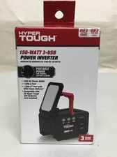 Hyper Tough 150W Power Inverter with 3 USB Ports DC 20V to AC Outlet 6070