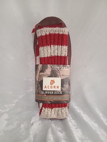 Acorn Women’s & Men’s Original Slipper Socks, Flex - M 9-10 W 11-12 Striped - Picture 1 of 12