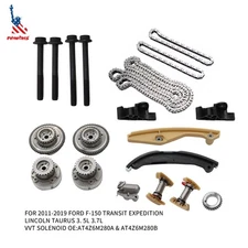 Timing Chain Kit With VVT Cam Phaser For Ford F-150 2011-2017 3.5L NEW