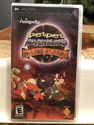 Neopets Petpet Adventures The Wand of Wishing Sony PSP Game complet CIB