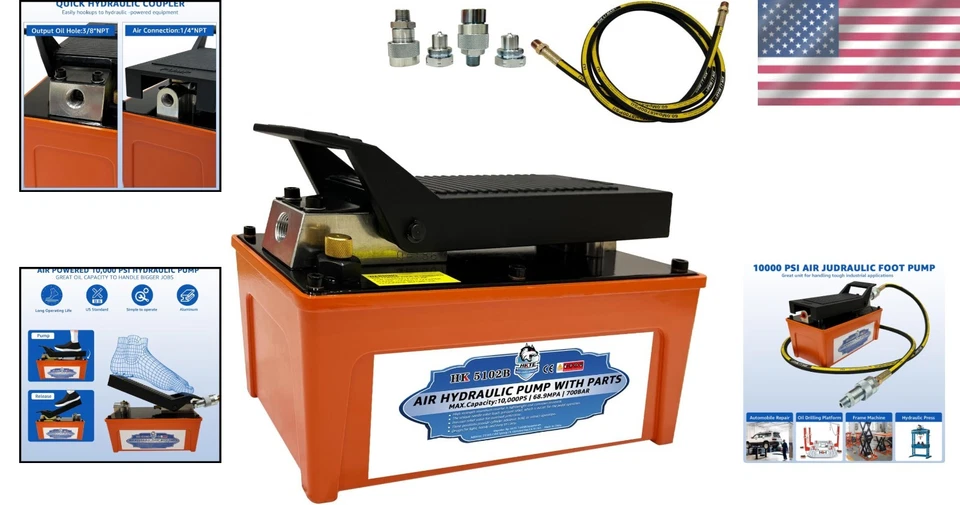 Durable Pedal-Activated Hydraulic Pump for Automotive & Industrial Applications - Image 2 of 4