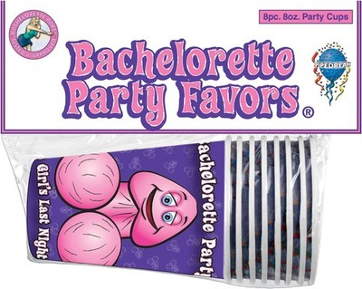 Bachelorette Girls Night Out Adult Theme Pecker Party 9 oz. Paper Cups