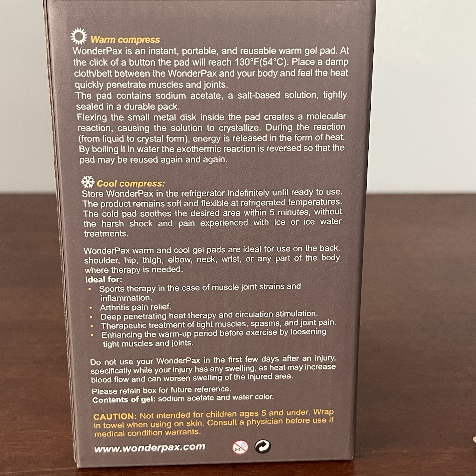 Wonder Pax Square Reusable Cool / Warm Gel Pads 4 Pack & 3 Pack (7 Total) New