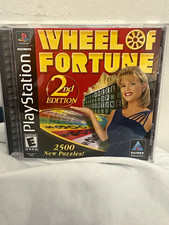 Wheel of Fortune 2nd Edition (PlayStation 1) Very Good Condition CIB Tested Work