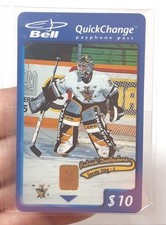 Bell QuickChange Payphone Pass $10 Patrick DesRochers Sarnia Sting Mint Unused