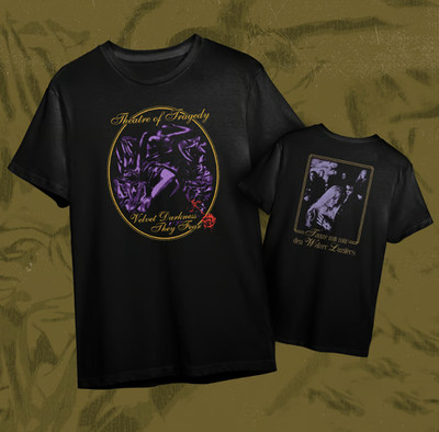 Double Sided Theatre of Tragedy Band Cotton Short Unisex T-Shirt MC1499