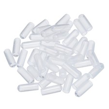 50pcs Rubber End Caps 6mm 1/4" Bolt Cap Cover Screw Thread Protectors Clear