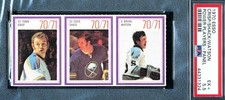 1970 ESSO HOCKEY POWER PLAYERS EDDIE SHACK / CRISP PSA 5.5 EX+ TRIPLE PANEL SP