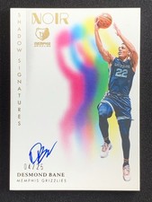Desmond Bane 2023-24 Panini Noir Shadow Signatures Gold Auto /25 #STS-DBN
