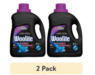 (2 pack) Woolite Darks Defense Liquid Laundry Detergent   Protects Dark Clothes