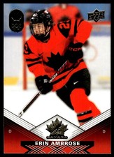 Erin Ambrose Card #98 2025-26 Upper Deck Tim Hortons Team Canada