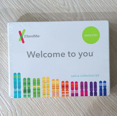 23andMe Home DNA Test Saliva Collection Kit White with Instructions & Tube