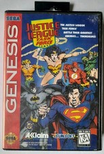 Justice League Task Force (Sega Genesis, 1995) NO Manual 