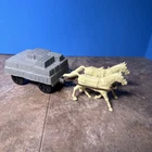 Marx Horses Pulling Hay Wagon Farm Play Set