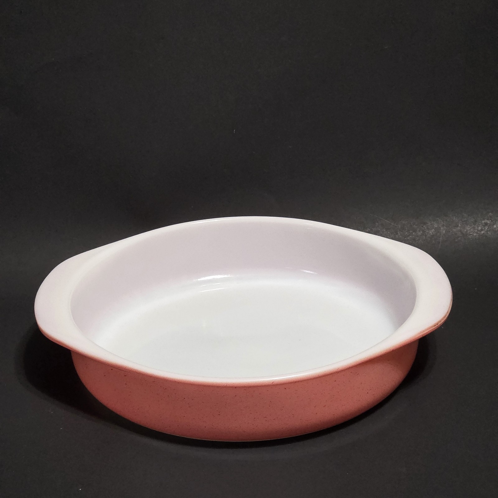 Vtg Pyrex Flamingo Pink Ovenware 221  Baking Dish Cake Pie Dish 8"  