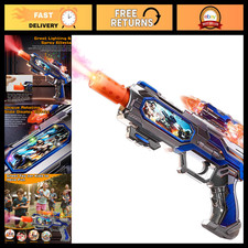 Light Up Toy Gun with Sound Effects - Fun Spray Blaster for Kids, Great Gift 