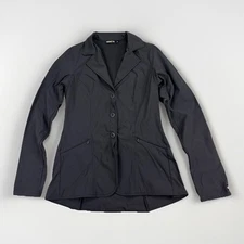 Kerrits Black Equestrian Riding Jacket Women’s Small Stretch Show Coat Y2K