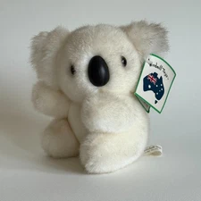 Australian Made Koala Soft Plush Toy Small white | Koala Toys