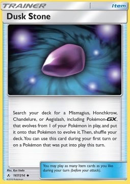 Pokémon Dusk Stone UNB-167 Uncommon Englisch Good Reverse Holo
