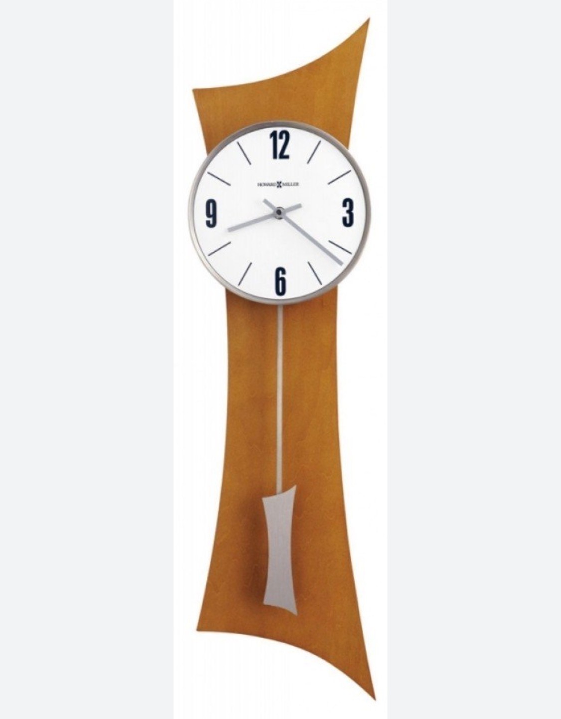 Howard Miller Mid Century Modern Pendulum Wall Clock Atomic MCM