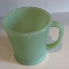Vintage Fire King Oven Ware Jadeite D Handle Coffee Cup #4