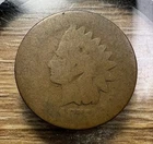 1875 Indian Head Cent - Actual Coin Shown - Free Shipping & Tracking INV#46