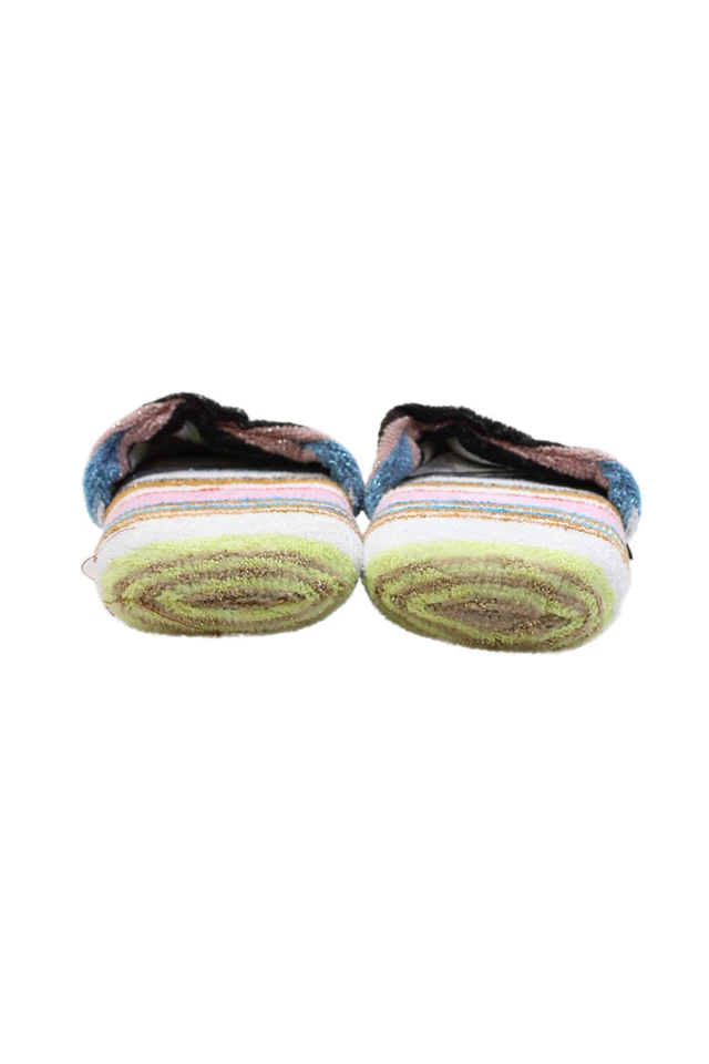 Zapatillas Missoni Etiqueta Naranja Mujer Rayas Multicolor Talla Mediana Foto 3 de 4