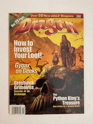 Dragon Magazine #268 February 2000 Dungeons & Dragons Gygax Geeks Lizardfolk