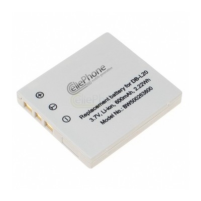 Akku Li-Ion für Sanyo DBL20 / Xacti VPC-CG6 CG9 CG65 E6 E7 E60 J1 J2 J4 DSC-J4
