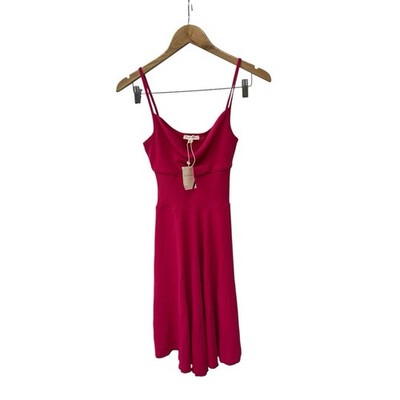 NWT See You Monday Bright Pink Fit Flare Skater Dress Cowl Neck XS | eBay NWT See You Monday Bright Pink Fit Flare Skater Dress Cowl Neck XS | eBay