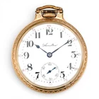 ANTIQUE HAMILTON GRADE 992 MECHANICAL RAILROAD POCKET WATCH 21J GOLD FILL C1917