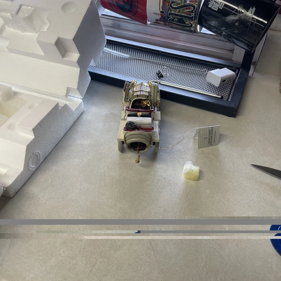 Franklin Mint 1907 Thomas Flyer Diecast Model Car New York Paris - Image 3 of 4