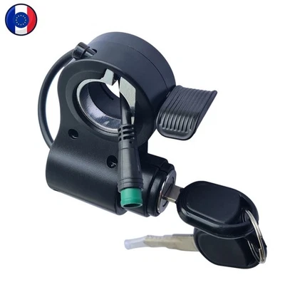 EMOVE Contacteur à Clé avec Accélérateur pour Kukirin G2 Pro / G2 Max – 5 Pins Étanche