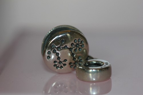 PANDORA BREAST CANCER LUCERNE DANGLE CHARM PENDANT RETIRED NEW AND HTF! Last 2!