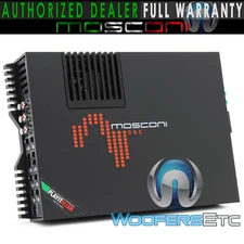 MOSCONI ONE 70.6 AMP 6-CHANNEL 100W X 6 CLASS AB CAR AMPLIFIER MADE IN ITALY NEW